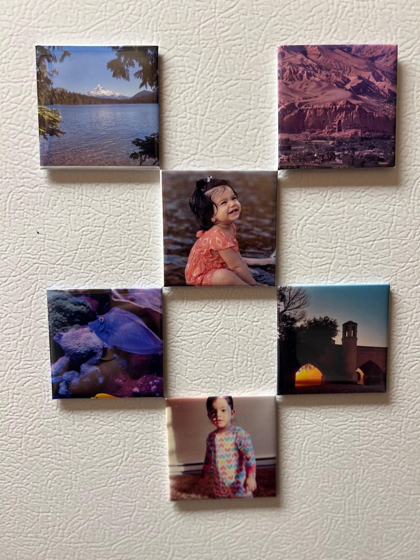 Custom Photo Fridge Magnets - Set of 6
